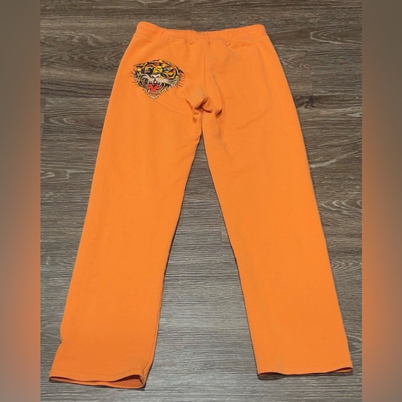 Vintage Ed Hardy Orange Joggers Size XS Pristine Condition - Picture 5 of 5
